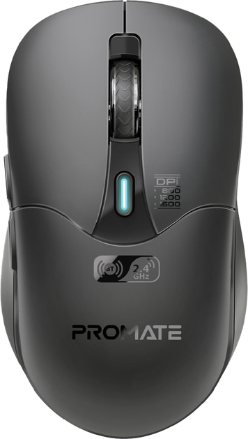 Мышь Promate Samo Wireless/Bluetooth Black (samo.black) - изображение 1