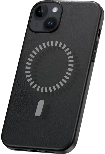 Панель Baseus Fauxther Series MagSafe для Apple iPhone 15 Plus Black (P60157305113-02) - зображення 2