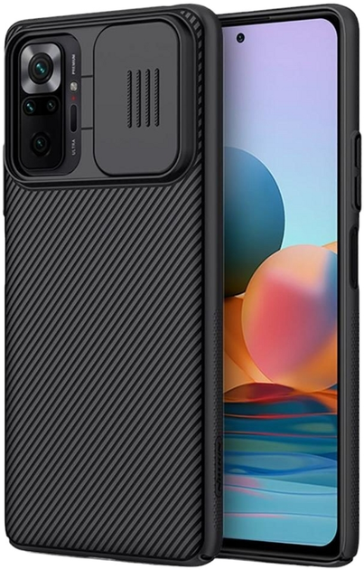 Etui Nillkin CamShield do Xiaomi Redmi Note 10 Pro/10 Pro Max Black (6902048216174) - obraz 1