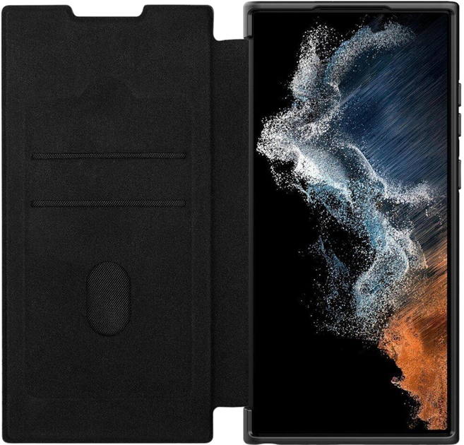 Чохол-книжка Nillkin Qin Leather Pro для Samsung Galaxy S23 Ultra Black (6902048258549) - зображення 2