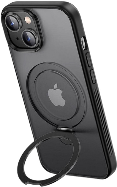 Etui Ugreen LP762 MagSafe do Apple iPhone 15 Plus Black (6941876225262) - obraz 1
