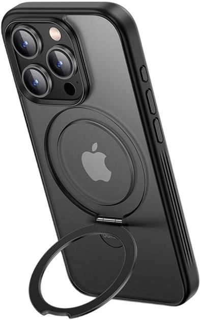 Etui Ugreen LP763 MagSafe do Apple iPhone 15 Pro Black (6941876225286) - obraz 1