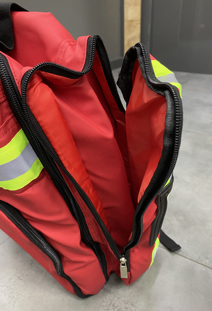 Рюкзак для Медика 45 л., Червоний, рюкзак для військових медиків, армійський рюкзак для медиків - зображення 2