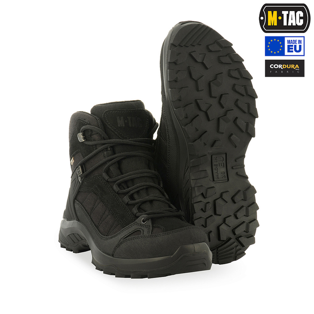 M-Tac ботинки тактические демисезонные Black 44 - изображение 1