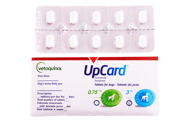 Ветеринарные препараты Vetoquinol UpCard Диуретик для собак 3 мг (10 таб.) (АА0015887) - Фото 1 Ветеринарные препараты Vetoquinol UpCard Диуретик для собак 3 мг (10 таб.) (АА0015887) - изображение 1