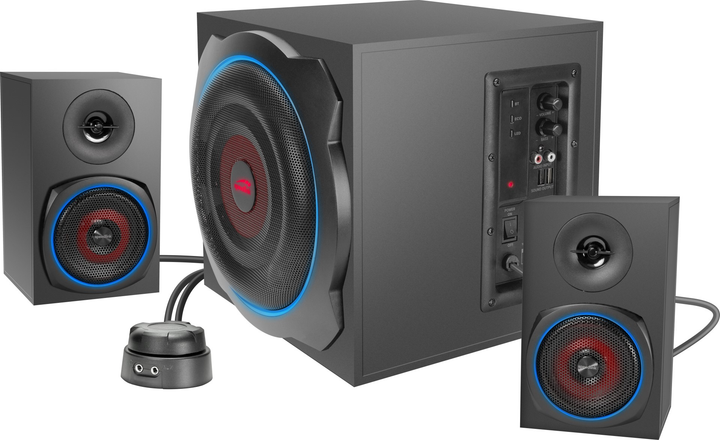 Акустична система SpeedLink Gravity RGB 2.1 Speaker System (4027301815474) - зображення 2