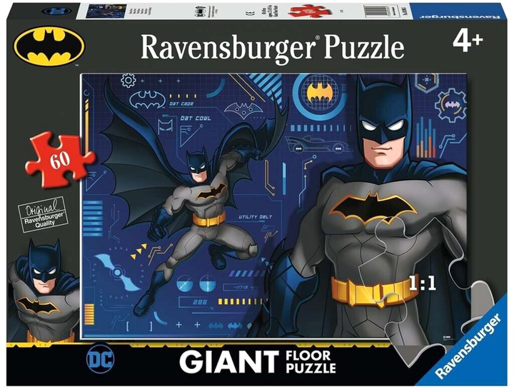 Пазл підлоговий Ravensburger Batman Giant 60 елементів (4005556030965) - зображення 1