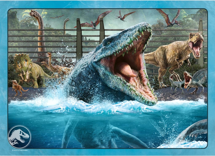 Пазл Ravensburger Jurassic World Bumper 4 x 100 елементів (4005556056194) - зображення 5
