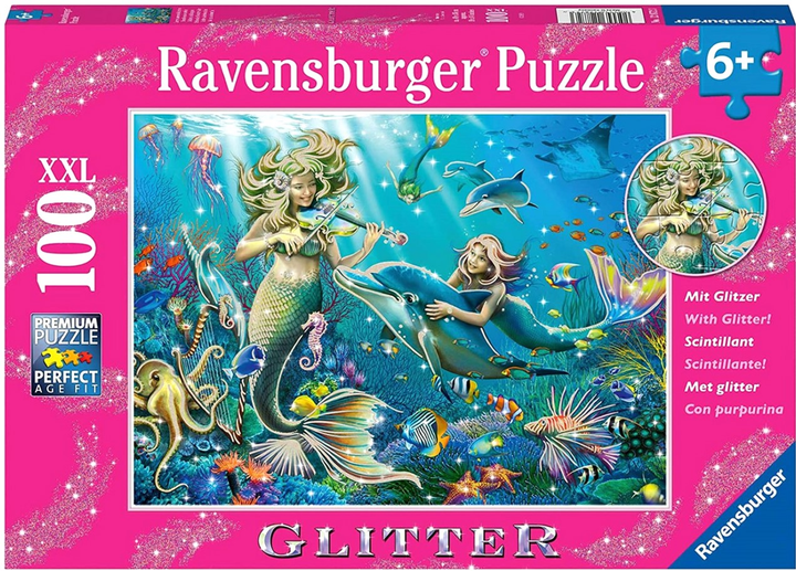 Пазл Ravensburger Підводні красуні 100 елементів (4005556128723) - зображення 1