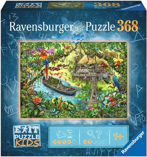 Puzzle Ravensburger Exit Wyprawa do dżungli 368 elementów (4005556129249) - obraz 1