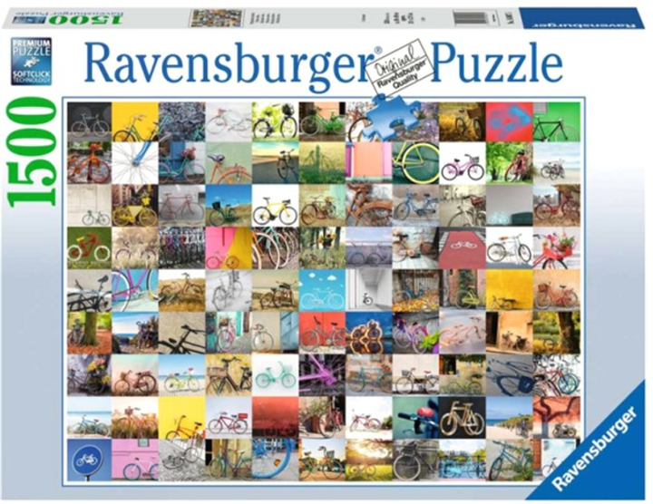Пазл Ravensburger 99 Велосипедів 1500 елементів (4005556160075) - зображення 1