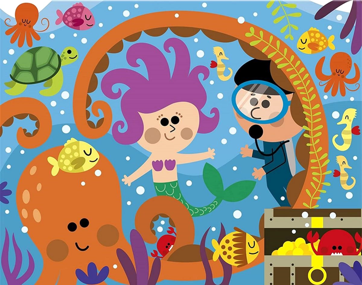 Puzzle Clementoni Water Magic Podmorskie przygody 30 elementów (8005125227099) - obraz 2