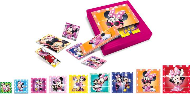 Zestaw puzzle Lisciani Minnie Mouse 8 sztuk (8008324097791) - obraz 3