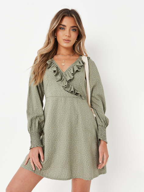 Плаття на запах коротке жіноче Missguided D1001561 44 Зелене від Rozetka на платформі USKIDKA Акція на Плаття на запах коротке жіноче Missguided D1001561 44 Зелене від Rozetka