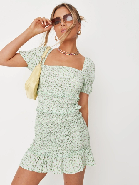 Акція на Плаття-футболка коротке літнє жіноче Missguided GD-00065491 40 Зелене від Rozetka