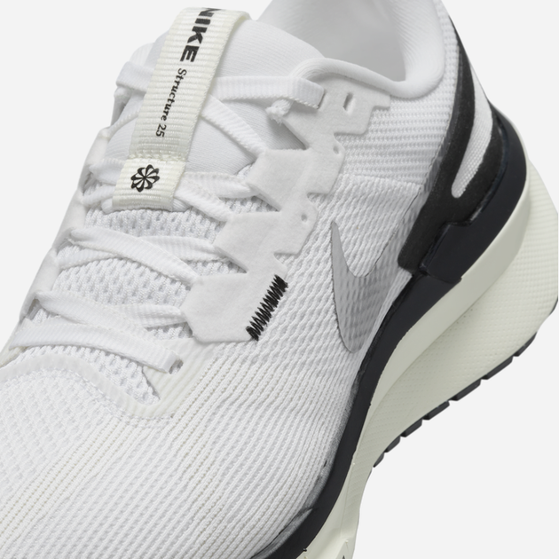 Женские кроссовки для бега Nike Air Zoom Structure 25 DJ7884-104 41 (9.5US) 26.5 см Белый/Черный (196975676279) - изображение 7
