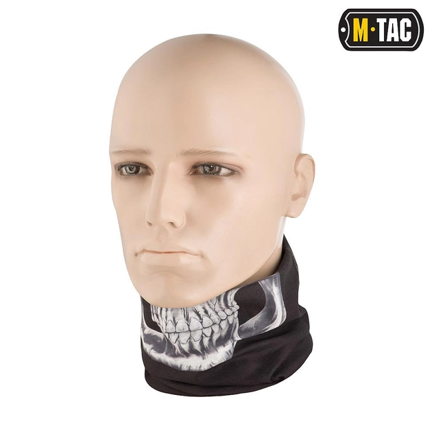 M-Tac шарф-труба полегшенний Reaper Skull Black - зображення 2