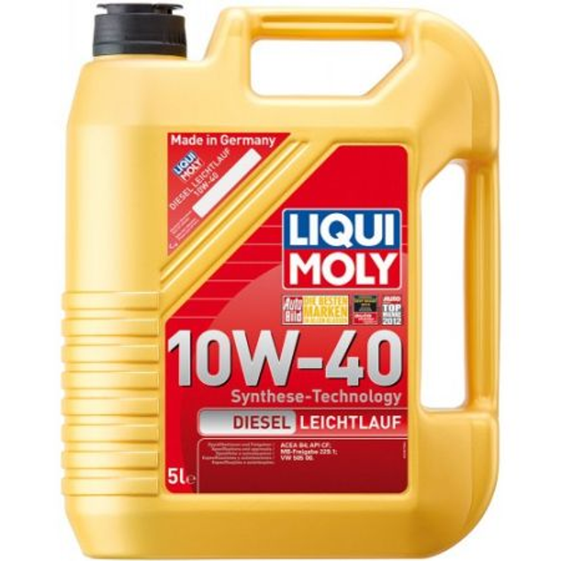 Моторное масло SAE 10W-40 DIESEL LEICHTLAUF (ACEA A3-02/B3-02; ACEA B4 ...