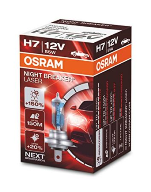 Автомобильная лампа: H7 12V 55W PX26d NIGHT BREAKER LASER next ...
