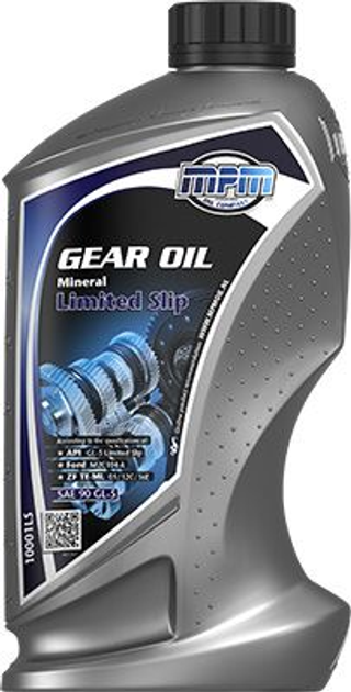Трансмиссионное масло MPM GL-5 MINERAL LIMITED SLIP / SAE 90 / 1л ...