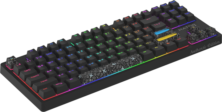 Клавіатура дротова HATOR Rockfall 2 Mecha TKL Authentic Edition