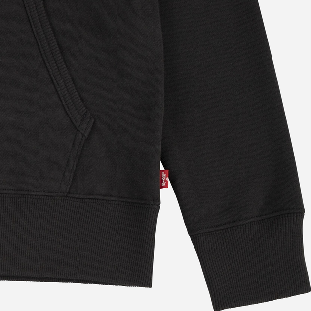 Bluza chłopięca rozpinana z kapturem Levi's 9EJ762-K84 134-140 cm Czarna (3666643020996) - obraz 3