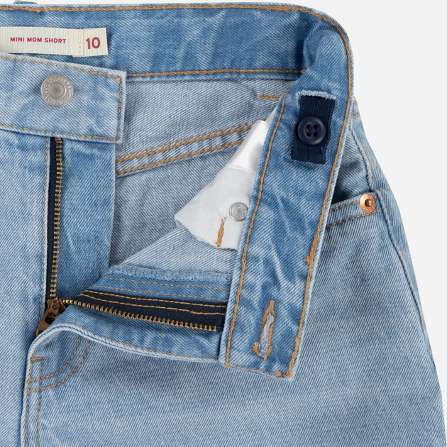 Дитячі шорти для дівчинки Levis 3EK075-L7Y 128 см (8A) Блакитні (3666643079697) - зображення 4