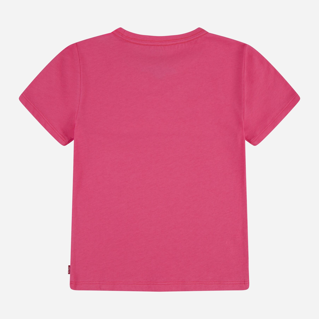 Дитяча футболка для дівчинки Levis 3EK418-AGW 128 см (8A) Рожева (3666643070618) - зображення 2