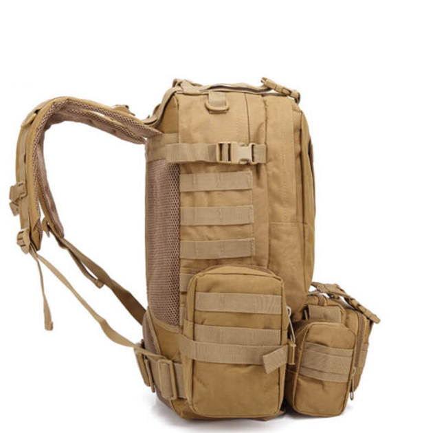 Рюкзак тактичний Smartex 3P Tactical 55 ST-012 khaki - зображення 2