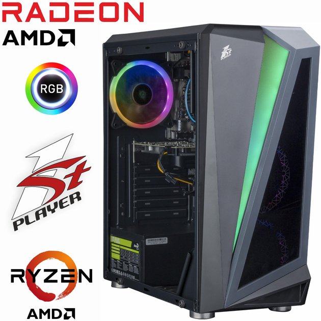 デスクトップパソコン Ryzen 5 3600 RX570 8GB デスクトップパソコン Ryzen 5 3600 RX570 8GB Refurbished