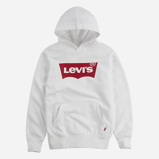 Підліткове худі для хлопчика Levis 9E8778-001 158 см (14A) Біле (3665115259261) - зображення 4