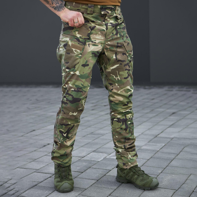 Чоловічі штани "Stalker" ріп-стоп з вологозахисним просоченням мультикам розмір 7XL - зображення 1