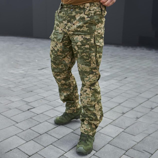 Чоловічі штани "М-5" ріп-стоп з вологозахисним просоченням піксель розмір XL - зображення 2