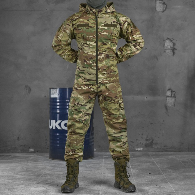 Мужская форма куртка + брюки "7.62 Tactical axiles" Rip-Stop мультикам размер M - изображение 1