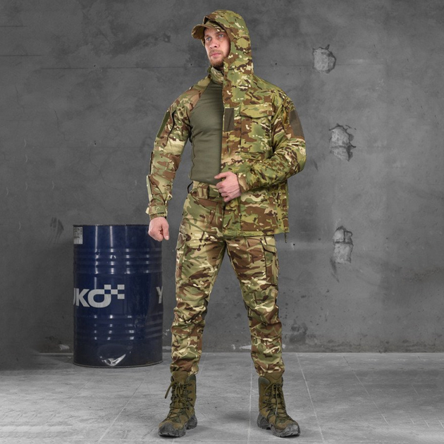 Мужской демисезонный костюм "Amathole" 4в1 куртка + убакс + брюки + кепка мультикам размер XL - изображение 1