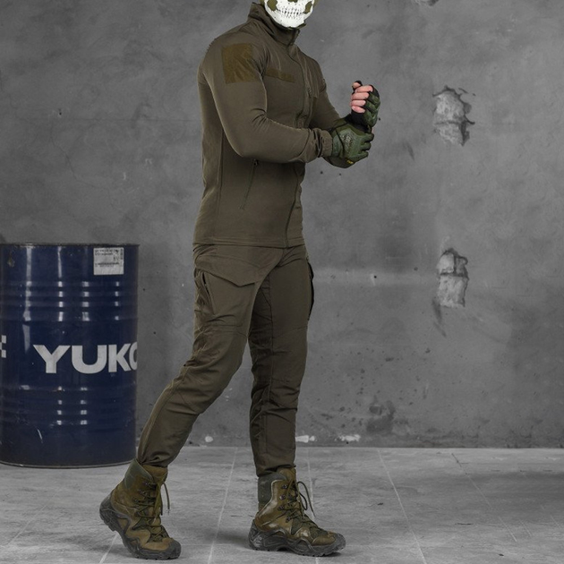 Легкий костюм "Smok" куртка + штани олива розмір S - зображення 2