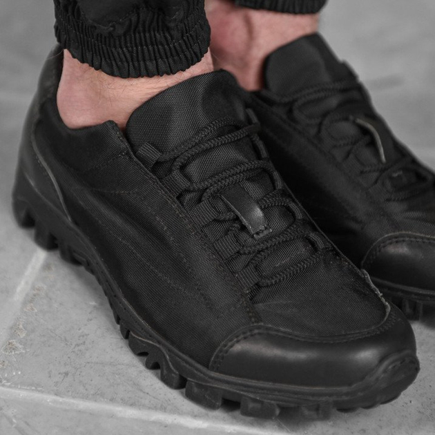 Кроссовки "Newcastle" Cordura с кожаными вставками черные размер 40 - изображение 2