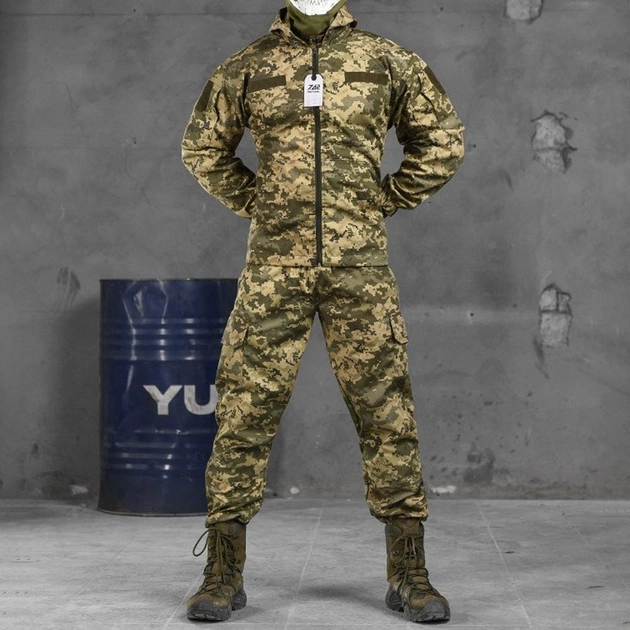 Мужская форма куртка + брюки "7.62 Tactical axiles" Rip-Stop пиксель размер L - изображение 1
