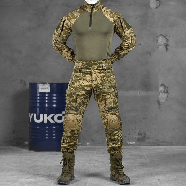 Мужской костюм Combat G3 рип-стоп Убакс + Брюки пиксель размер M - изображение 1