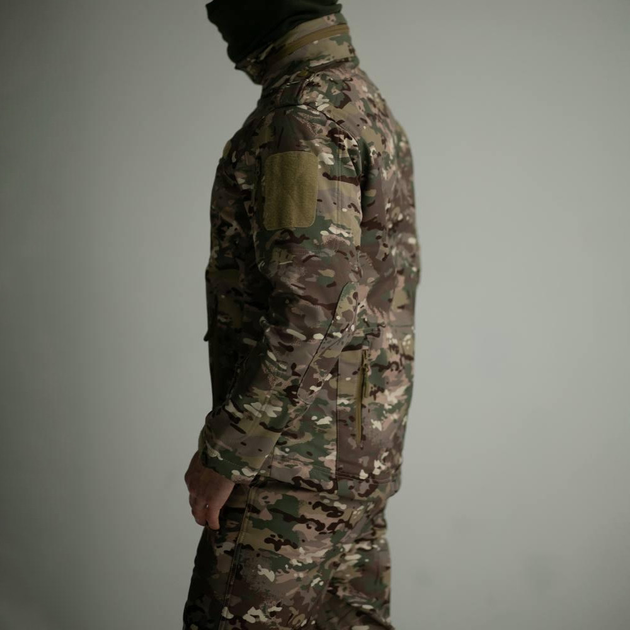 Демісезонний костюм SoftShell з флісовою підкладкою / Форма куртка + штани мультикам розмір 3XL - зображення 2