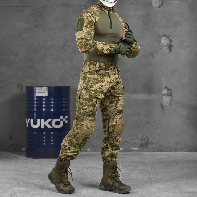 Мужской костюм Combat G3 рип-стоп Убакс + Брюки пиксель размер S - изображение 2