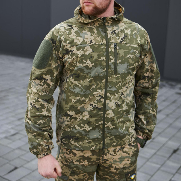 Чоловіча літня куртка "T-Storm" з липучками для шевронів піксель розмір 4XL - зображення 2