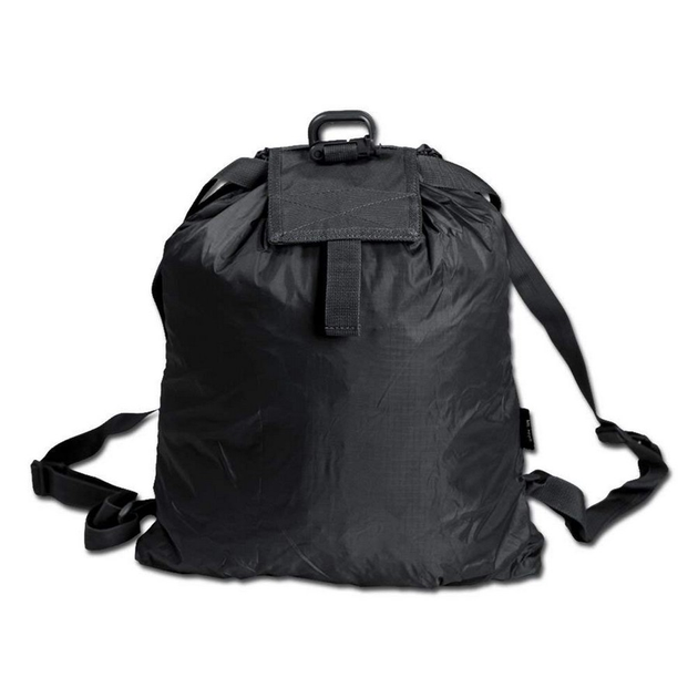 Рюкзак-мішок Mil-Tec Водостійкий Складний 10Л Чорний M-T (4046872355714) - зображення 2
