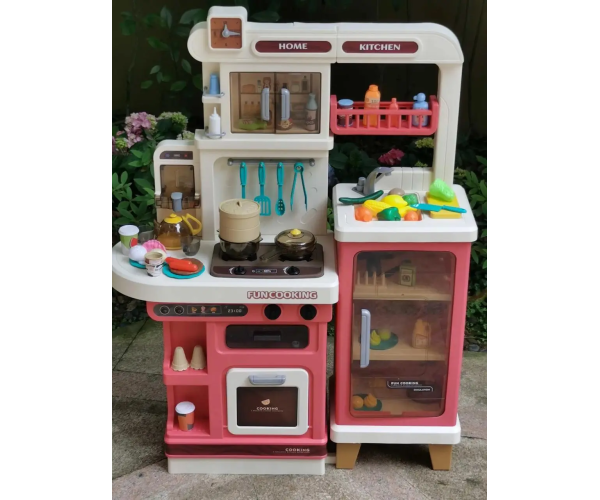 Кухня дитяча звукова з циркуляцією води кулером та парогенератором Kids 22155 - изображение 5