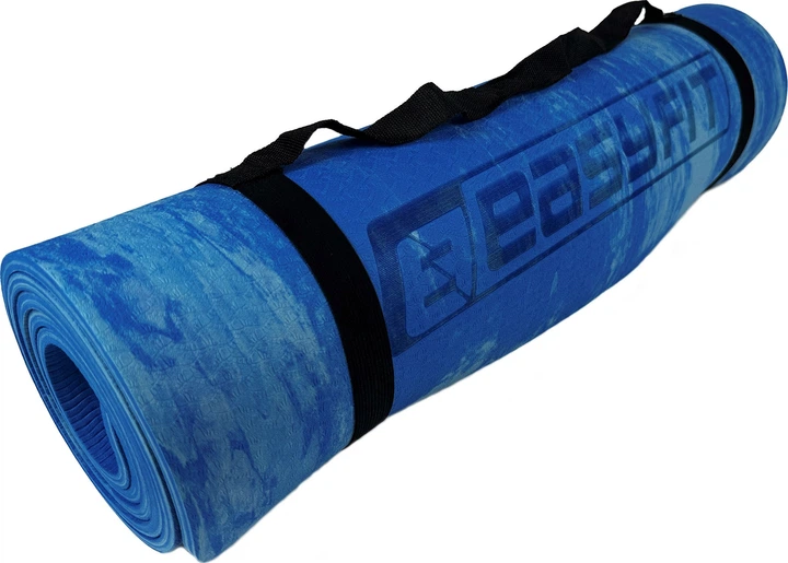 Коврик для йоги и фитнеса EasyFit s-EVA Mat 8 мм EF-1911-Bl Синий (56001359) - изображение 3