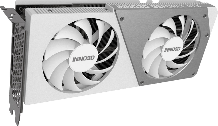 Karta graficzna INNO3D PCI-Ex GeForce RTX 4070 Super Twin X2 OC White 12GB GDDR6X (192bit) (2475/21000) (HDMI, 3 x DisplayPort) (N407S2-126XX-186162W) - obraz 1