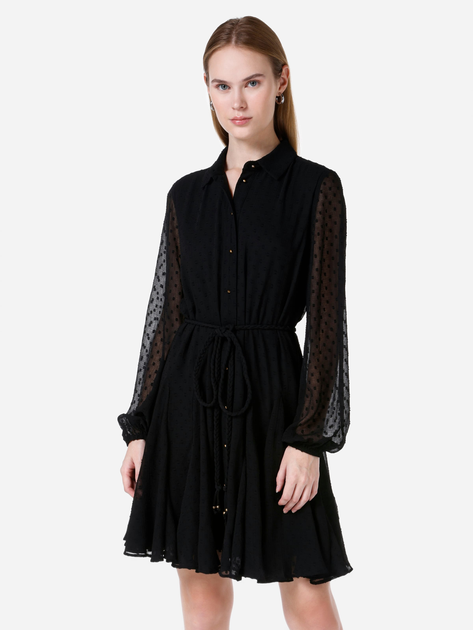 Сукня-сорочка коротка осіння жіноча Colin's CL1067331-BLK S Чорна від Rozetka на платформі USKIDKA Акція на Сукня-сорочка коротка осіння жіноча Colin's CL1067331-BLK S Чорна від Rozetka