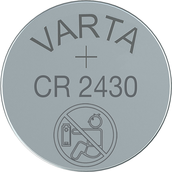 Батарейка літієва Varta Lithium CR2430, 3V, блістер 1шт - зображення 2