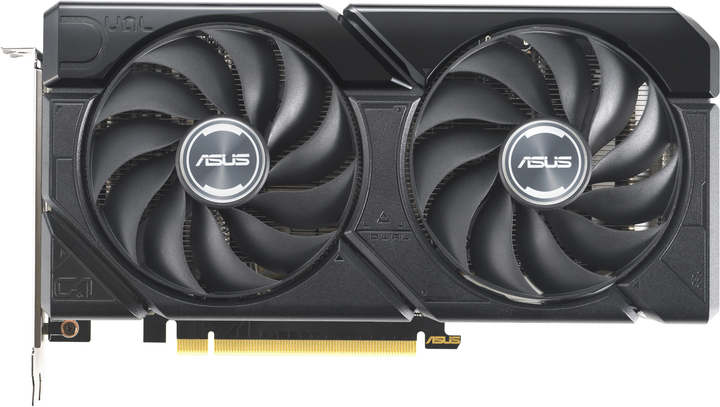 Відеокарта ASUS PCI-Ex GeForce RTX 4070 Dual EVO OC Edition 12GB GDDR6X (192bit) (2550/21000) (1 x HDMI, 3 x DisplayPort) (90YV0J15-M0NA00) - зображення 1