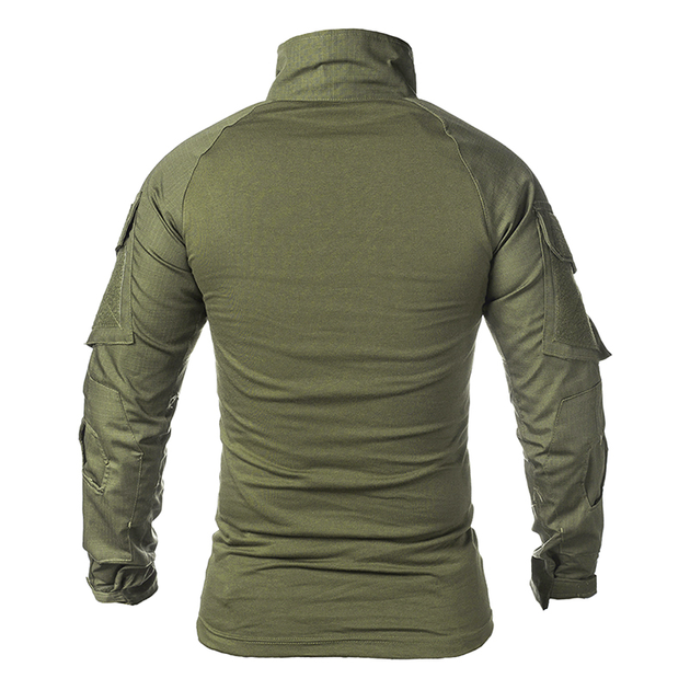Рубашка тактическая мужская Lesko A655 Green L с длинным рукавом - изображение 2
